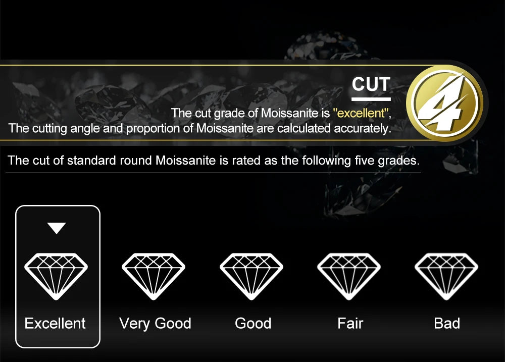 2.48ctw Moissanite Stud Earrings for Women Men Screw Back Lab Grown Diamond Ear Studs 925 Sterling Silver Fine Jewelry Gifts