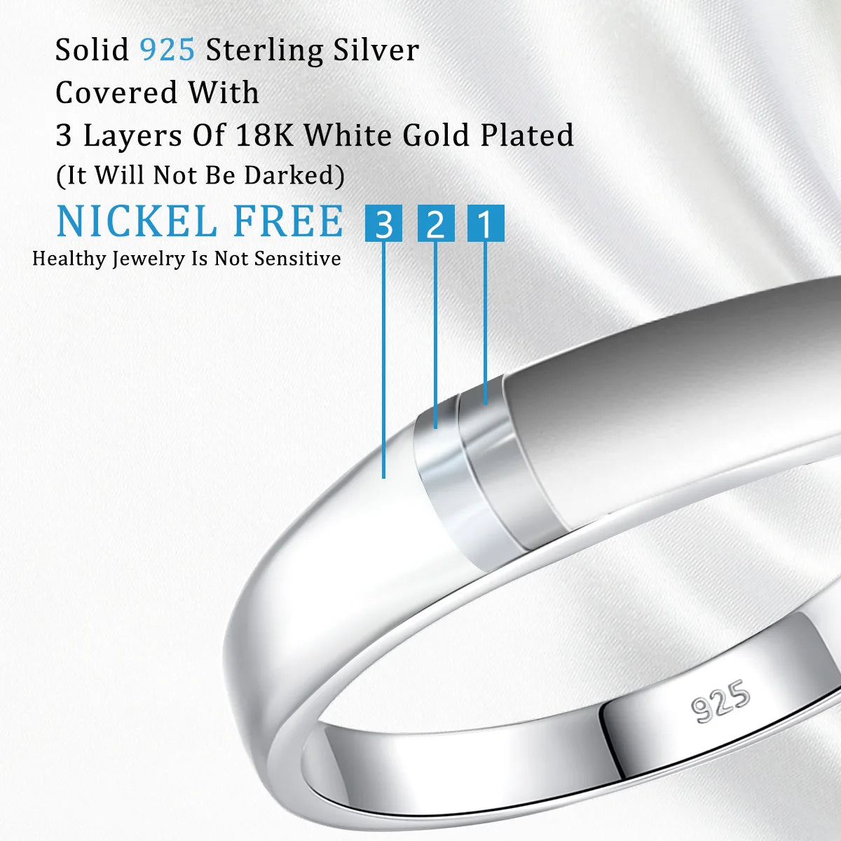 Szjinao Top Quality 7 Small Stone Moissanite Ring 925 Sterling Silver Woman Wedding Party Gold Plated Jewelry 2022 Luxury Brands