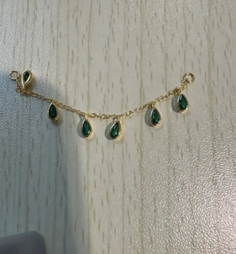 AIDE Customized 100% Real Soild K Gold Fine Earring necklace ring DIY Charms Fit for Hoop Earrings Jewelry