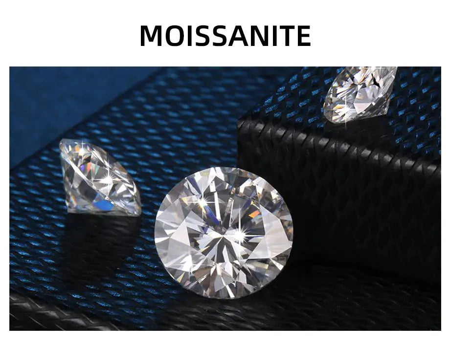 Real Moissanite 1 carat Pear Shaped Diamond Pendant Necklace Clear Fishing Line Lnvisible Clavicle Chain Women Necklace Jewelry