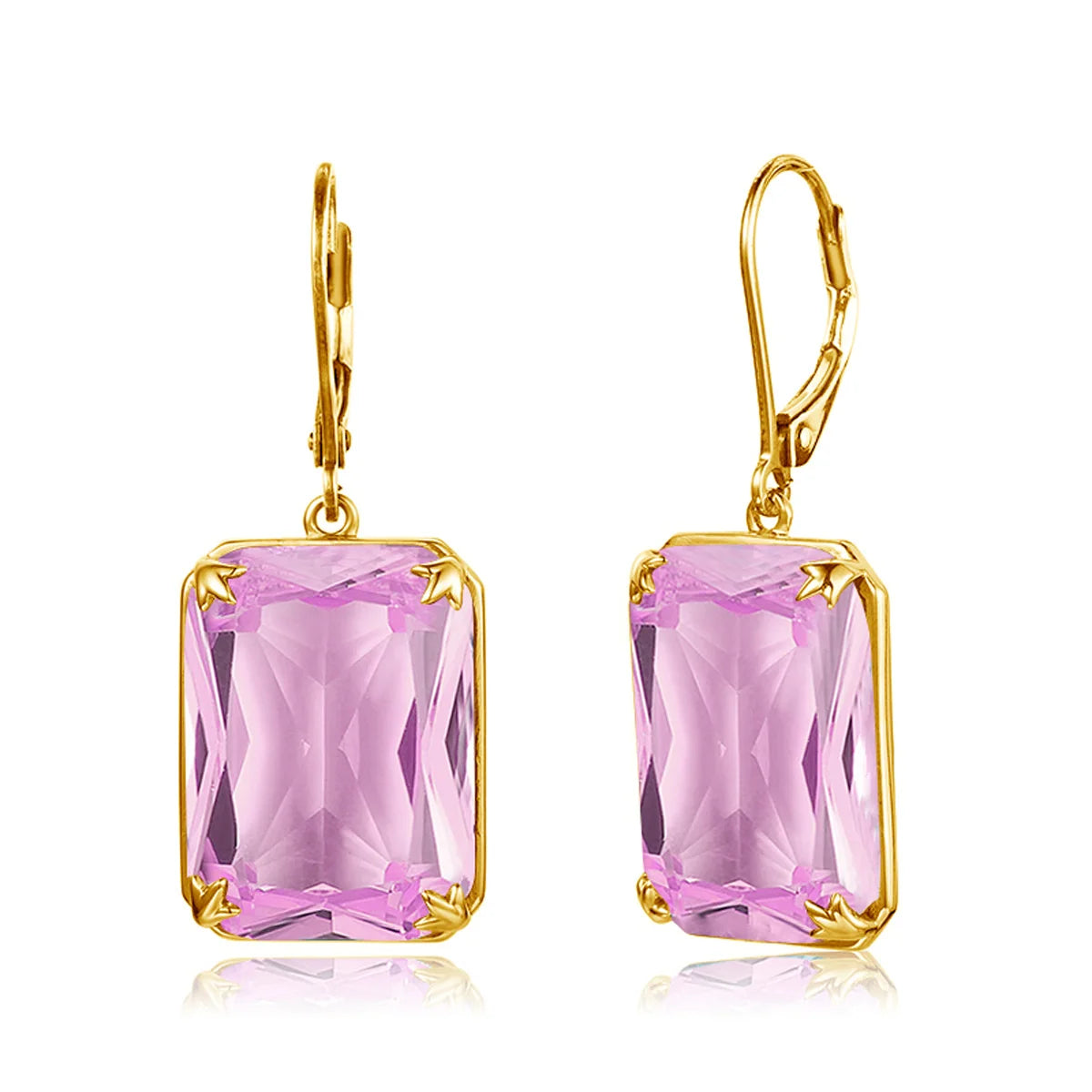 Real Silver 925 Earring For Women Trend Aquamarine Earrings Gold Plated Anniversary Party Banquet Luxury Fine Jewelry Accessorie