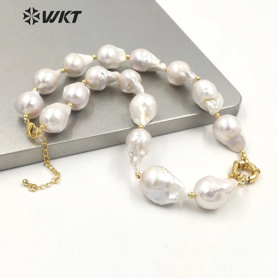 WT-JN184 WKT 2022 New Sale Baroque Pearl Pendant Necklace Exquisite Pendant Necklace Wedding Party Necklace Jewelry