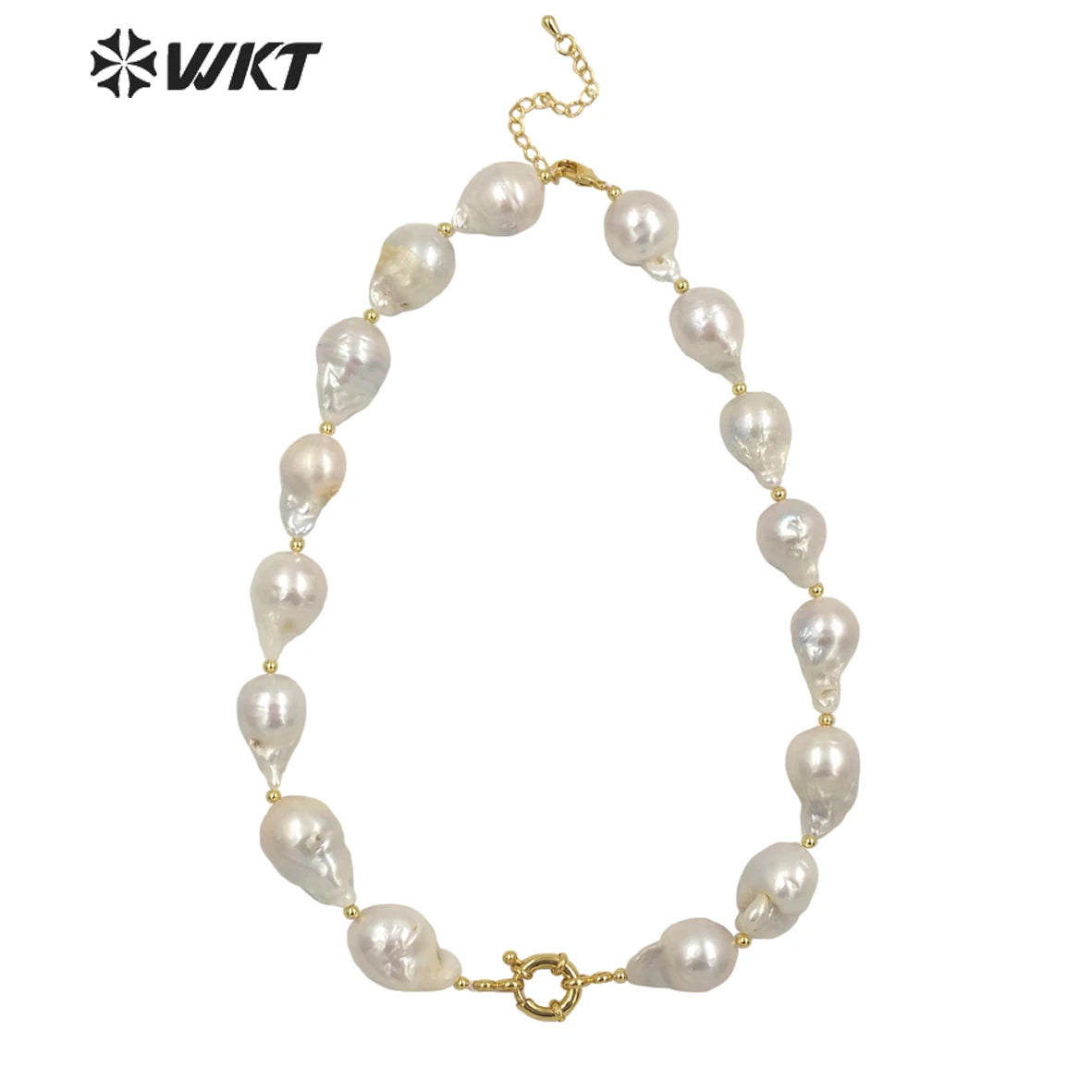 WT-JN184 WKT 2022 New Sale Baroque Pearl Pendant Necklace Exquisite Pendant Necklace Wedding Party Necklace Jewelry