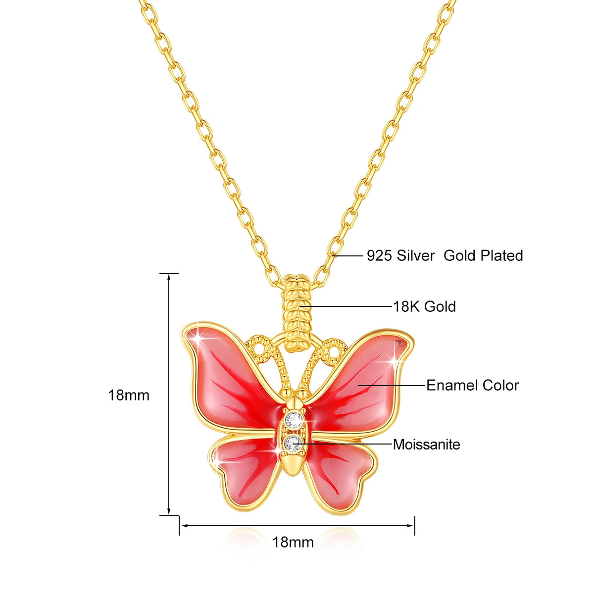 Authentic AU750 Real 18K Gold Angel Fall in Love Pendant For Woman Yellow Gold Gift Stylish Present Fine Jewelry