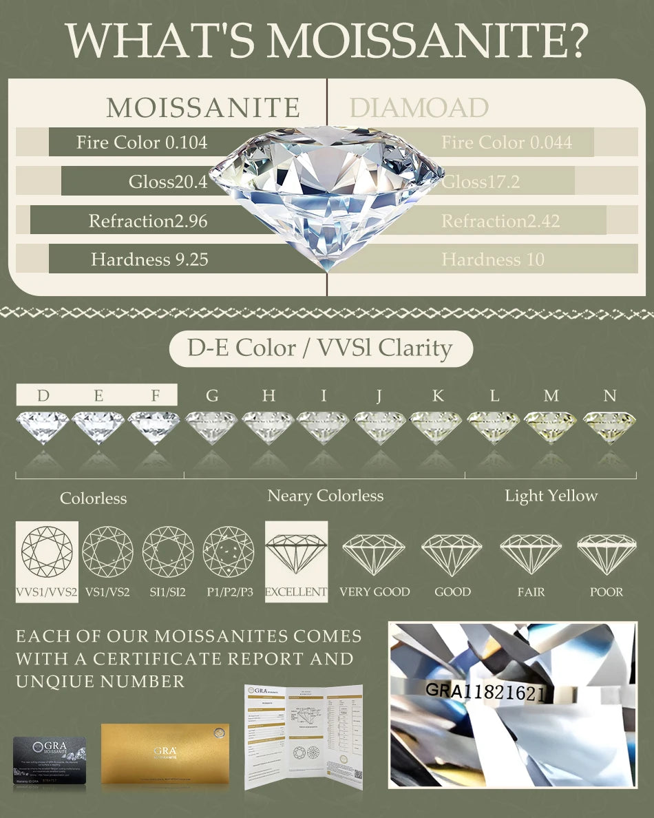 14K Gold Moissanite Diamond Rings for Women Marquise Cut 3CT VVS1 Au585 Luxury Jewelry for Engagement Wedding Christmas Gifts