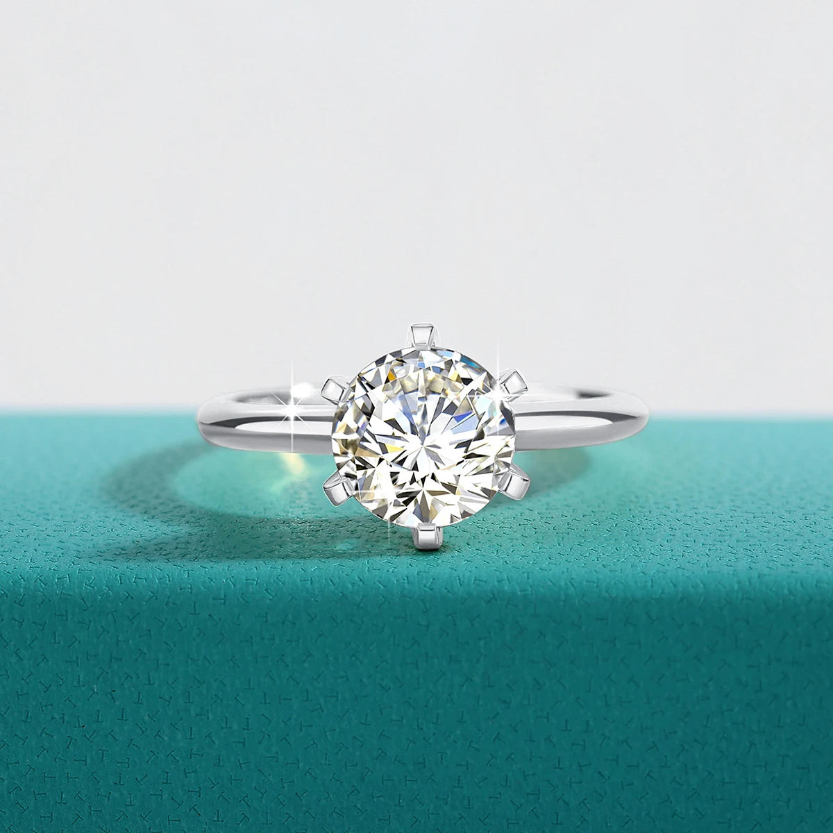 2ct 1ct VVS1 Moissanite Ring 18K Gold 100% Genuine for Women Wedding Anniversary Engagement Wedding Gift Fine Jewelry