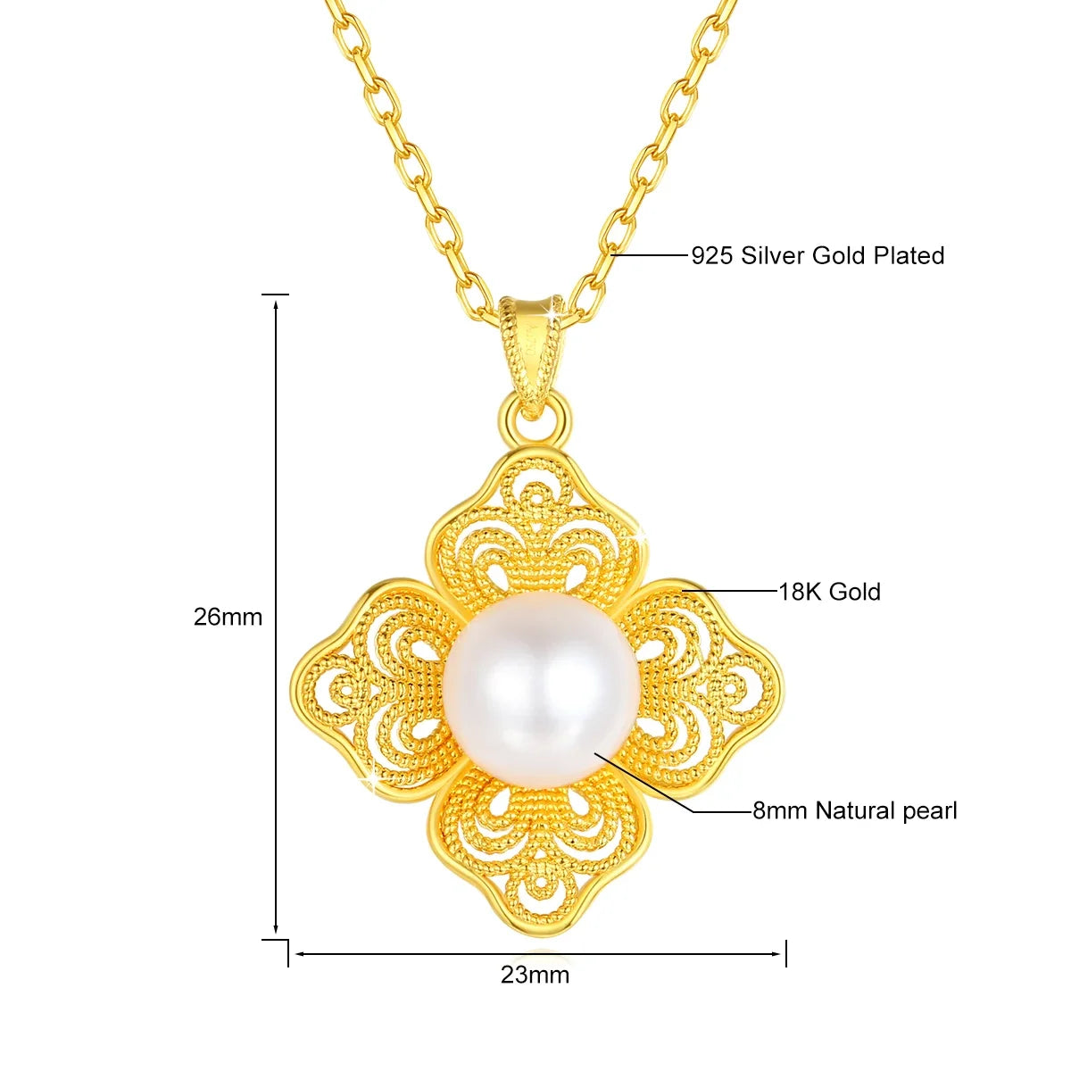 Authentic AU750 Real 18K Gold Angel Fall in Love Pendant For Woman Yellow Gold Gift Stylish Present Fine Jewelry