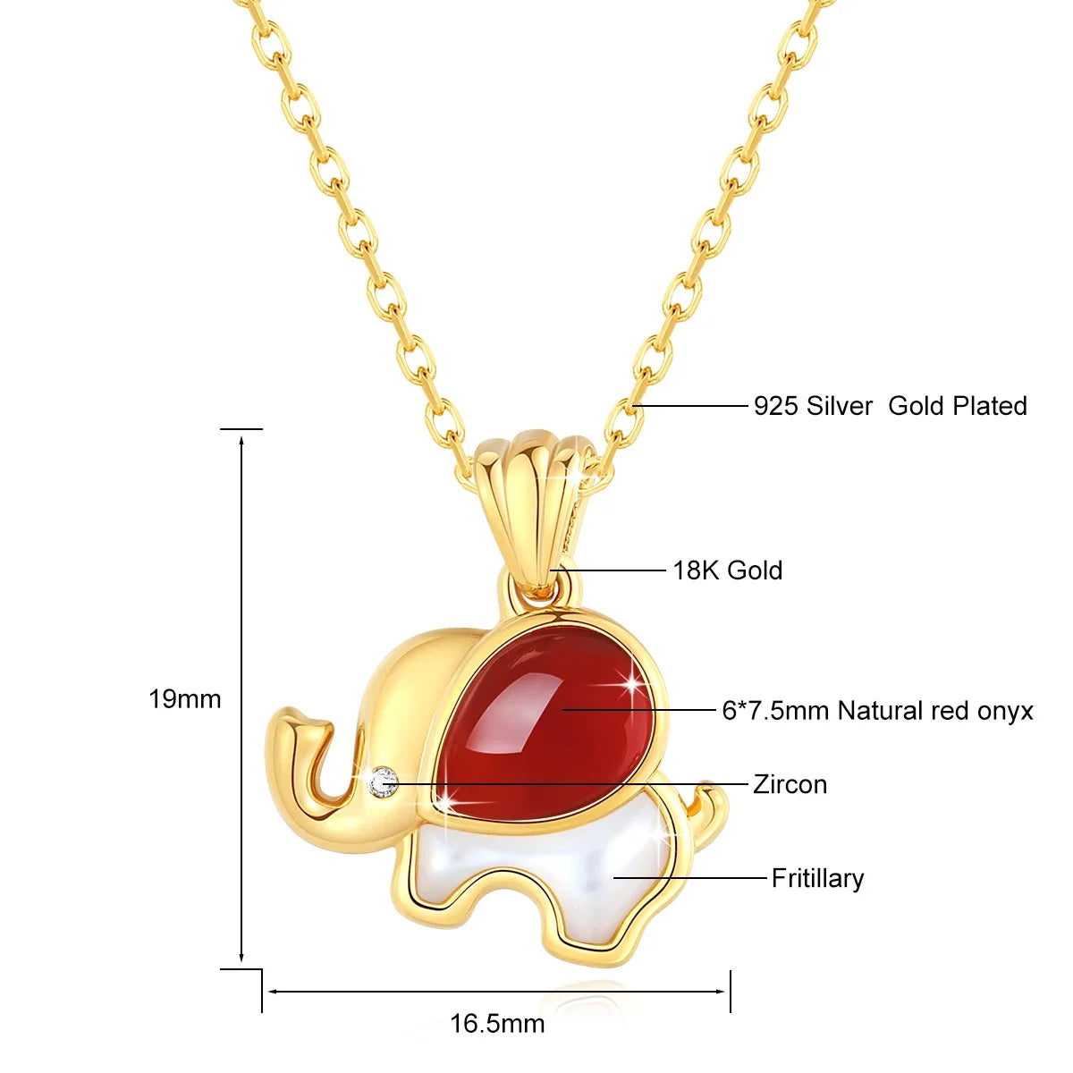 Authentic AU750 Real 18K Gold Angel Fall in Love Pendant For Woman Yellow Gold Gift Stylish Present Fine Jewelry