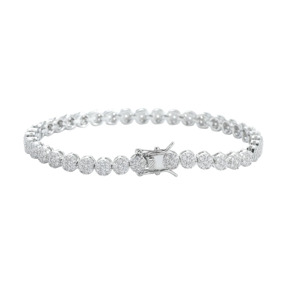5MM Brass Cubic Zircon Bracelets Women Fashion Tennis Bracelet BB244