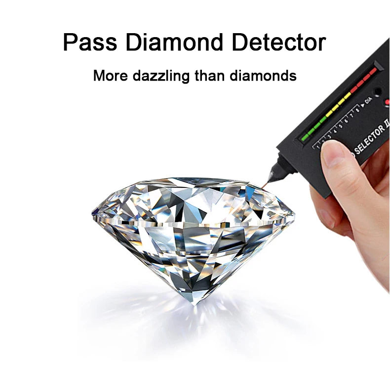 Real Moissanite 1 carat Pear Shaped Diamond Pendant Necklace Clear Fishing Line Lnvisible Clavicle Chain Women Necklace Jewelry