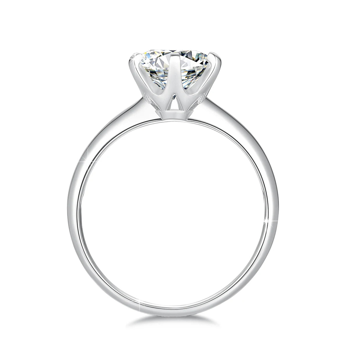 2ct 1ct VVS1 Moissanite Ring 18K Gold 100% Genuine for Women Wedding Anniversary Engagement Wedding Gift Fine Jewelry