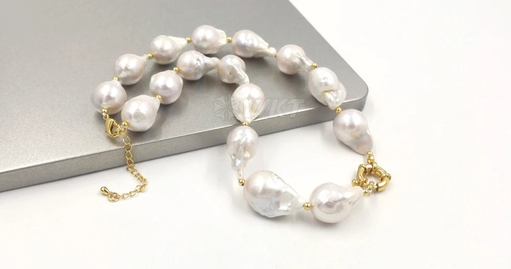 WT-JN184 WKT 2022 New Sale Baroque Pearl Pendant Necklace Exquisite Pendant Necklace Wedding Party Necklace Jewelry