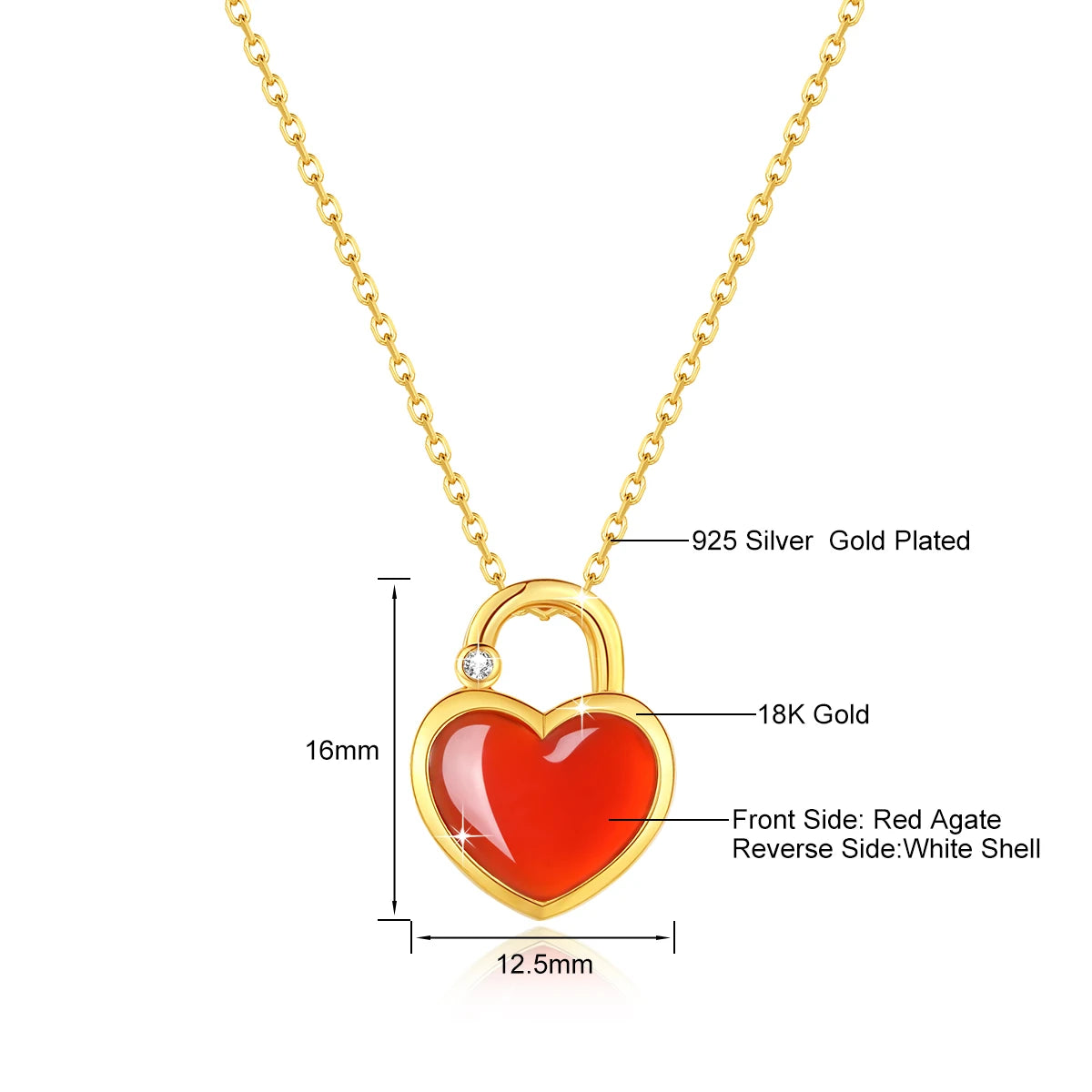Authentic AU750 Real 18K Gold Angel Fall in Love Pendant For Woman Yellow Gold Gift Stylish Present Fine Jewelry