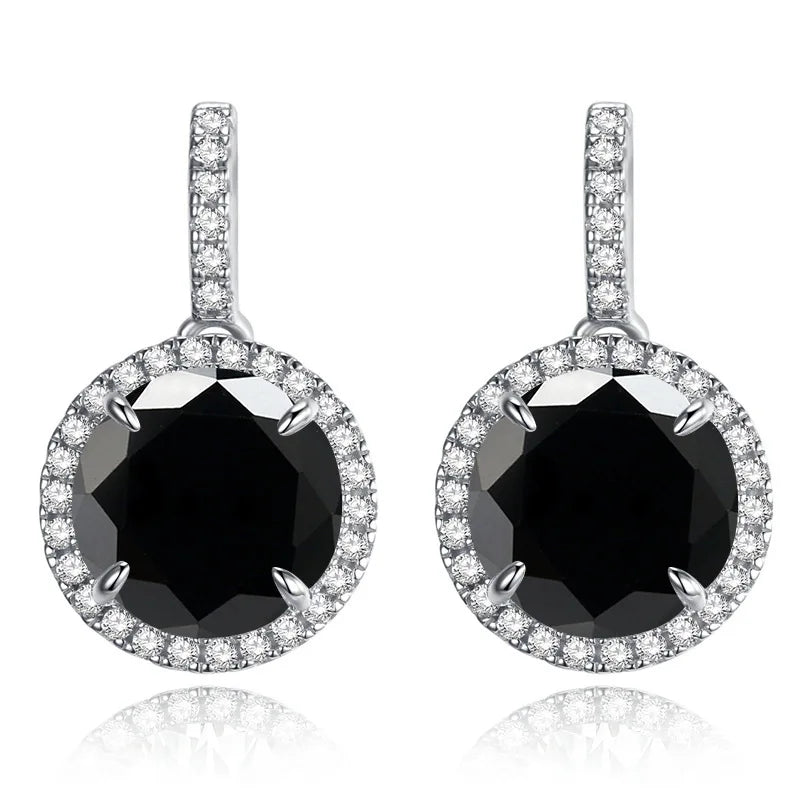 5 Caratx2pcs Women Moissanite Drop Earring 925 Sterling Silver Pass Diamond Test With Gra Moissanite Earrings Woman Jewelry