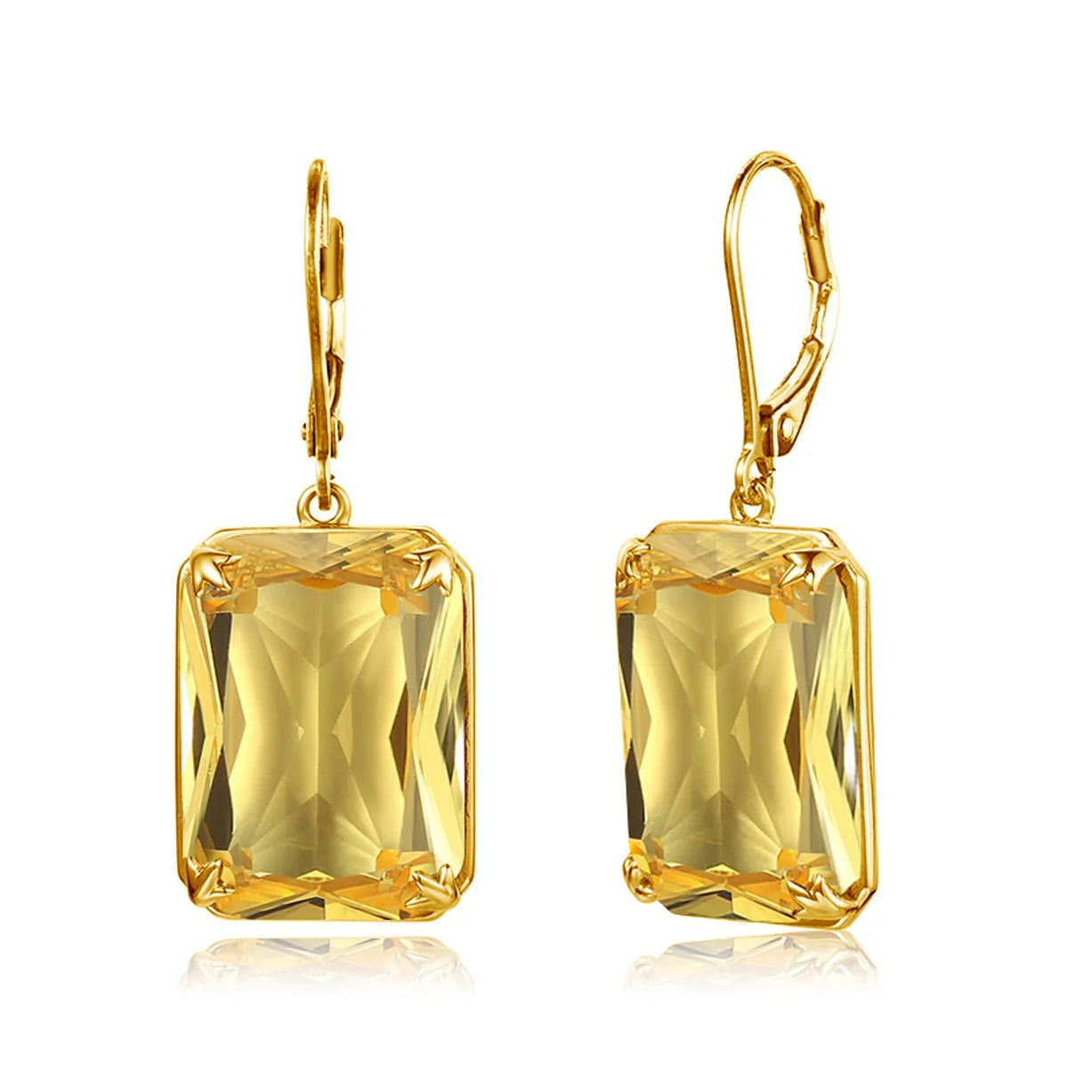 Real Silver 925 Earring For Women Trend Aquamarine Earrings Gold Plated Anniversary Party Banquet Luxury Fine Jewelry Accessorie
