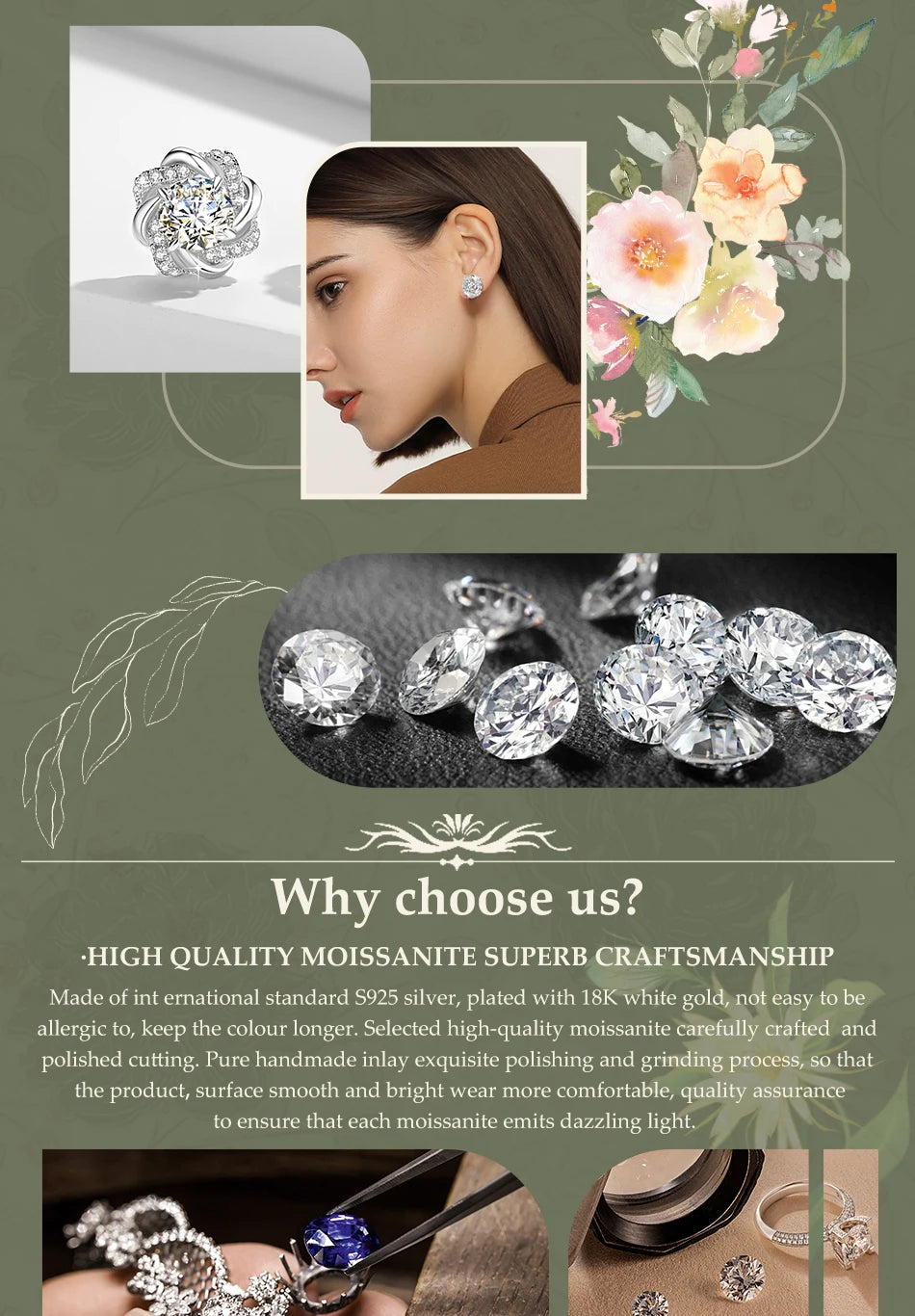 14K Gold Moissanite Diamond Rings for Women Marquise Cut 3CT VVS1 Au585 Luxury Jewelry for Engagement Wedding Christmas Gifts