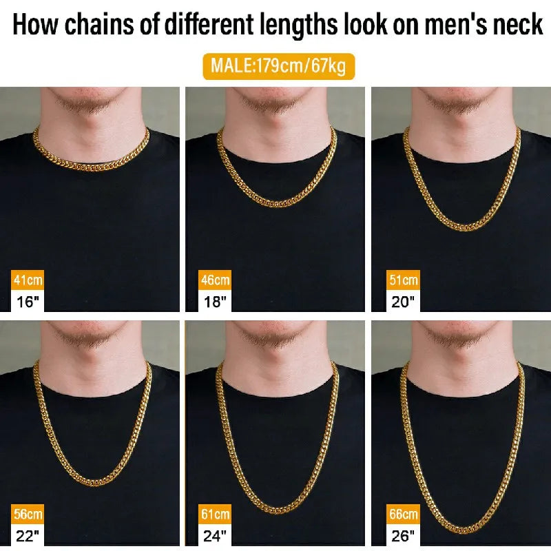 10MM Glamorous Colourful Zirconia Adjustable Puzzle Piece Necklace Iced Out Gemstone Chain For Men And Women Hip Hop Jewelry