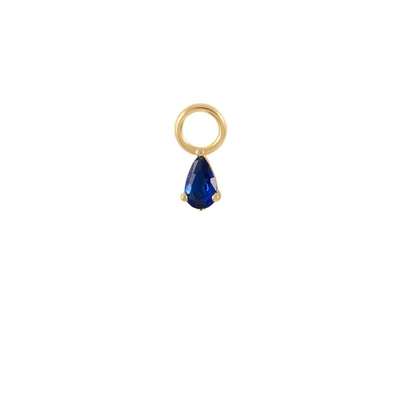 AIDE Customized 100% Real Soild K Gold Fine Earring necklace ring DIY Charms Fit for Hoop Earrings Jewelry