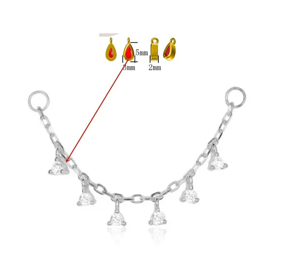 AIDE Customized 100% Real Soild K Gold Fine Earring necklace ring DIY Charms Fit for Hoop Earrings Jewelry