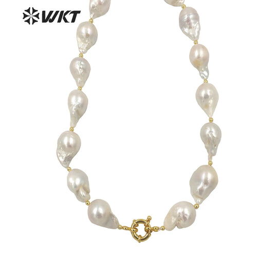 WT-JN184  WKT 2022 New Sale Baroque Pearl Pendant Necklace Exquisite Pendant Necklace Wedding Party Necklace Jewelry