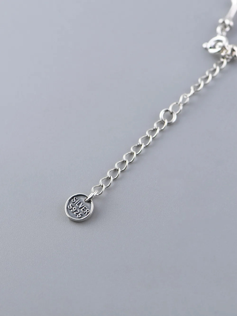 BOCAI 100% Real S925 Silver Jewelry Retro Creative Design Trendy Punk Skull Stick Bone Necklace for Woman