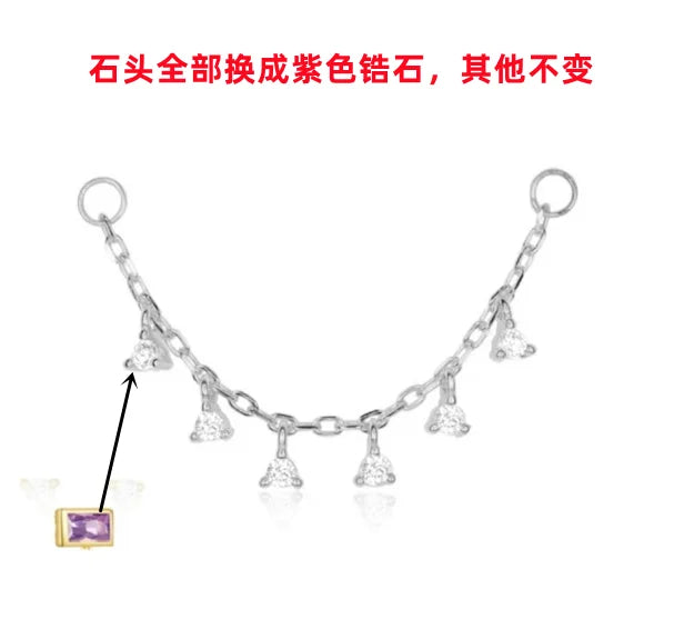 AIDE Customized 100% Real Soild K Gold Fine Earring necklace ring DIY Charms Fit for Hoop Earrings Jewelry
